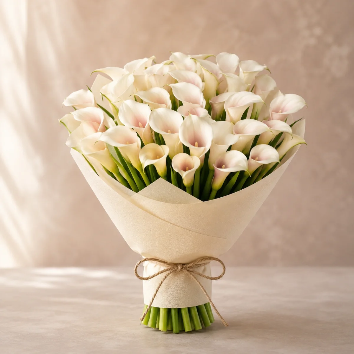 Калла мини белая Zantedeschia Crustal blush